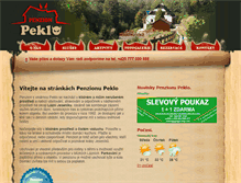 Tablet Screenshot of penzionpeklo.cz